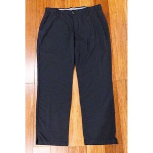 Men's Under Armour UA Match Play Golf Pants Black Size 40x32 Golfing Pants‎